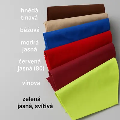 Náhled TEXTIL - metráž bavlna , barevná bez vzoru, zbytky/NS/2. JAK. PŘEHLED