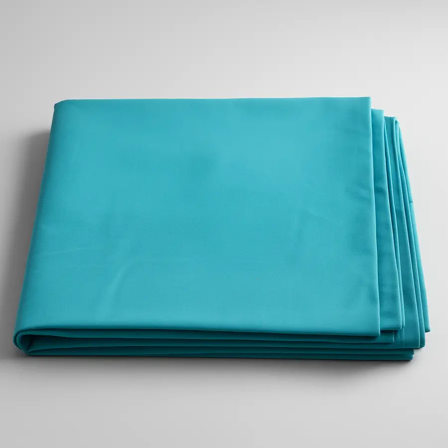 TEXTIL - metráž praporovina bavlna , tyrkysová, 150cm