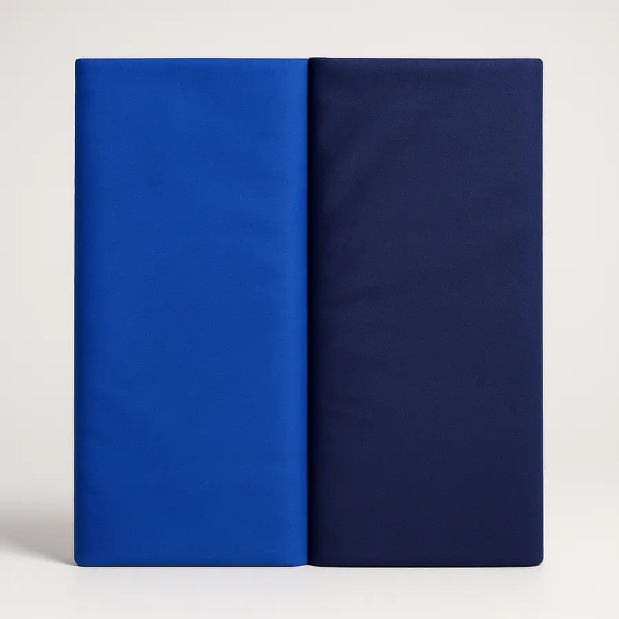 TEXTIL - praporovina bavlna , modrá tmavá, 140cm, 2. jak