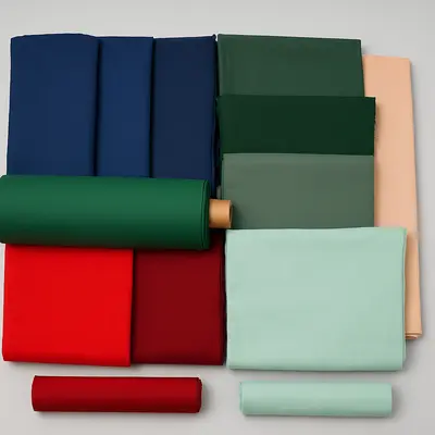 Náhled TEXTIL - praporovina bavlna , zelená  olivová, různé jak. PŘEHLED