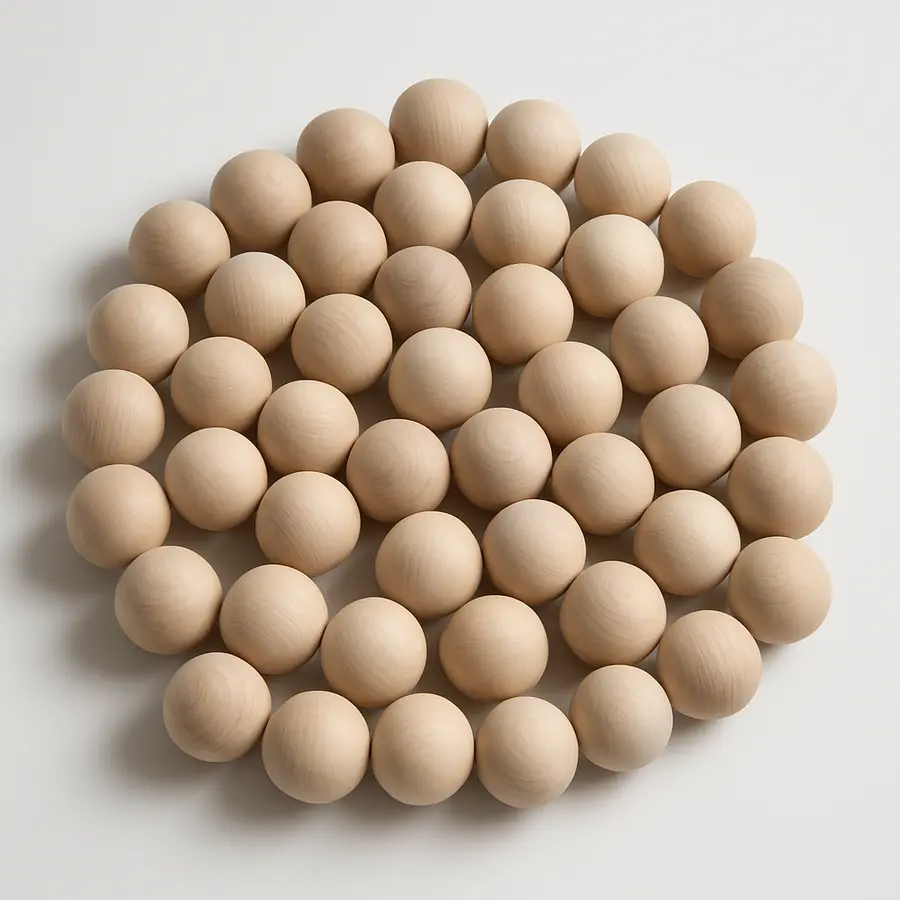 koule dřevěné, přírodní buk,  prům. 30 mm 