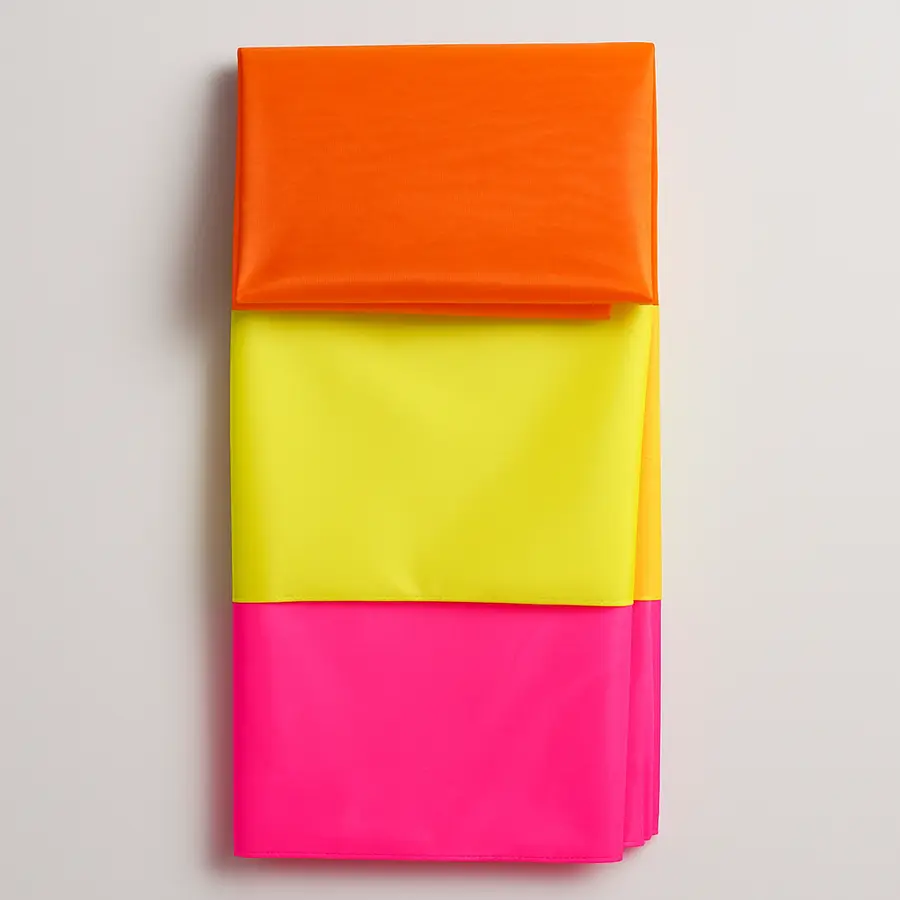 TEXTIL -   padákovina - PAD - polyamid , 1. JAK., 141/145cm, signální žlutá