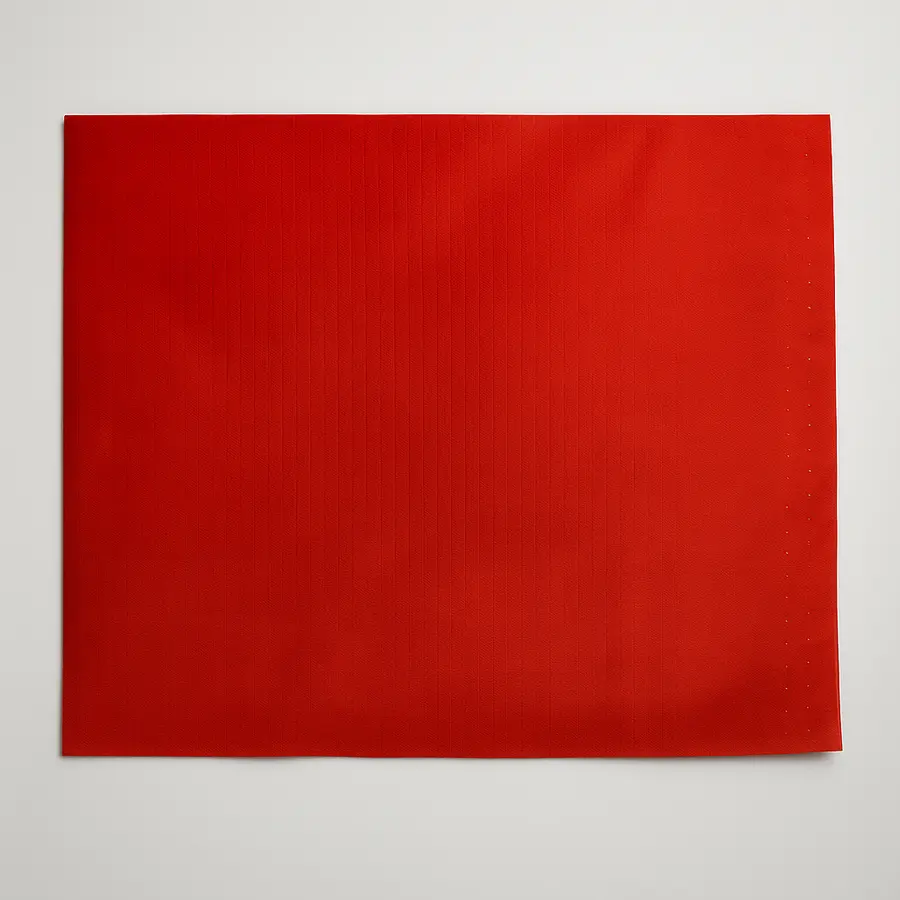 TEXTIL - padákovina - PAD - polyamid , 138 /141cm, červená jasná tenká