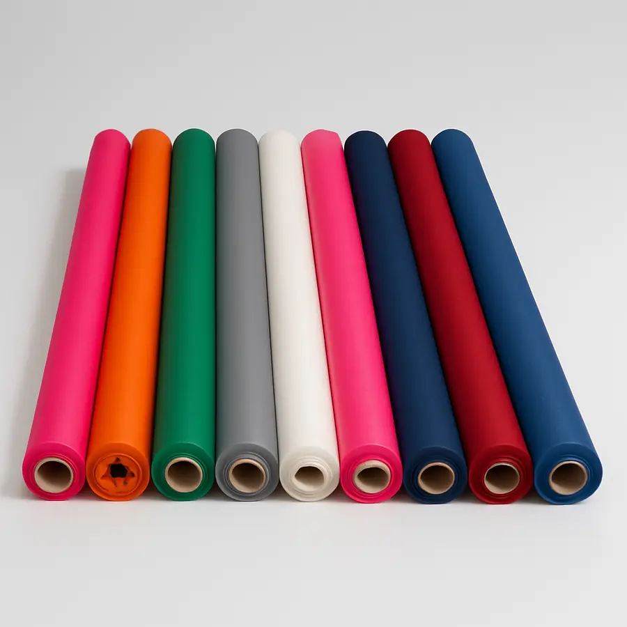 TEXTIL - padákovina - polyester 1. JAK., 150, červená