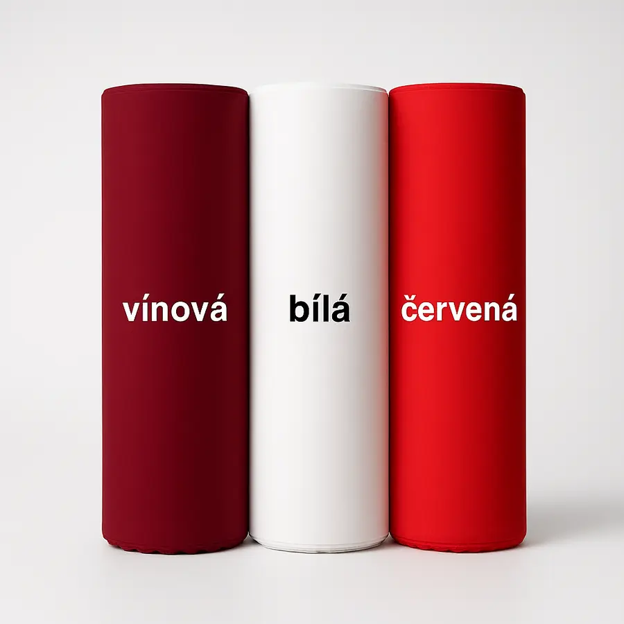TEXTIL - metráž bavlna, 2.JAK. - vínová, š. 140cm