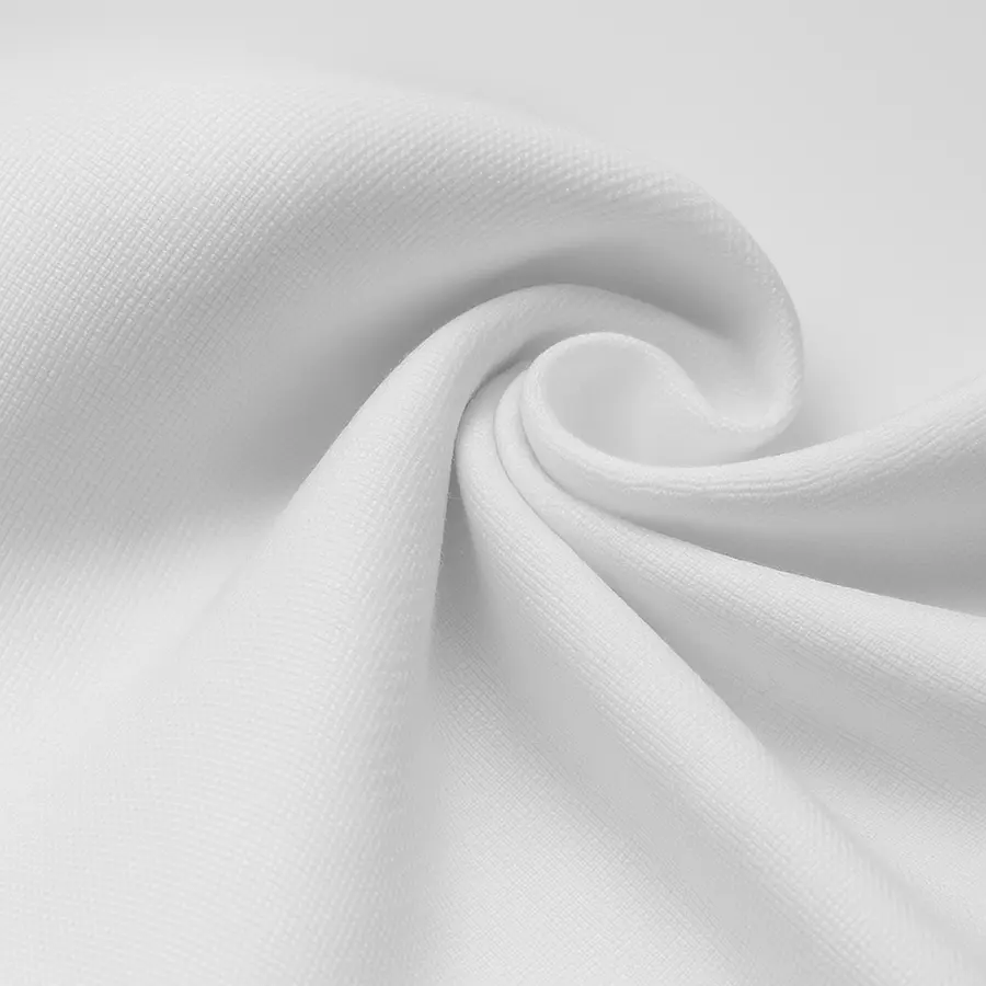 TEXTIL - metráž bavlna ryps, 1.JAK. - bílá, š. 151/154cm