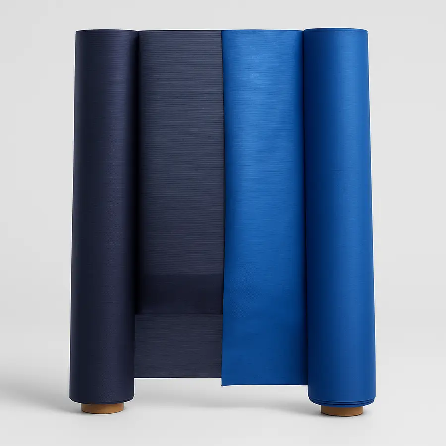 TEXTIL - padákovina - PES - polyester 2. JAK., 146/148, modrá tmavá