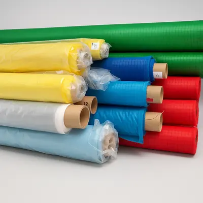 Náhled TEXTIL - padákovina - balonovina - PES - polyester , š. 150/153cm, červená